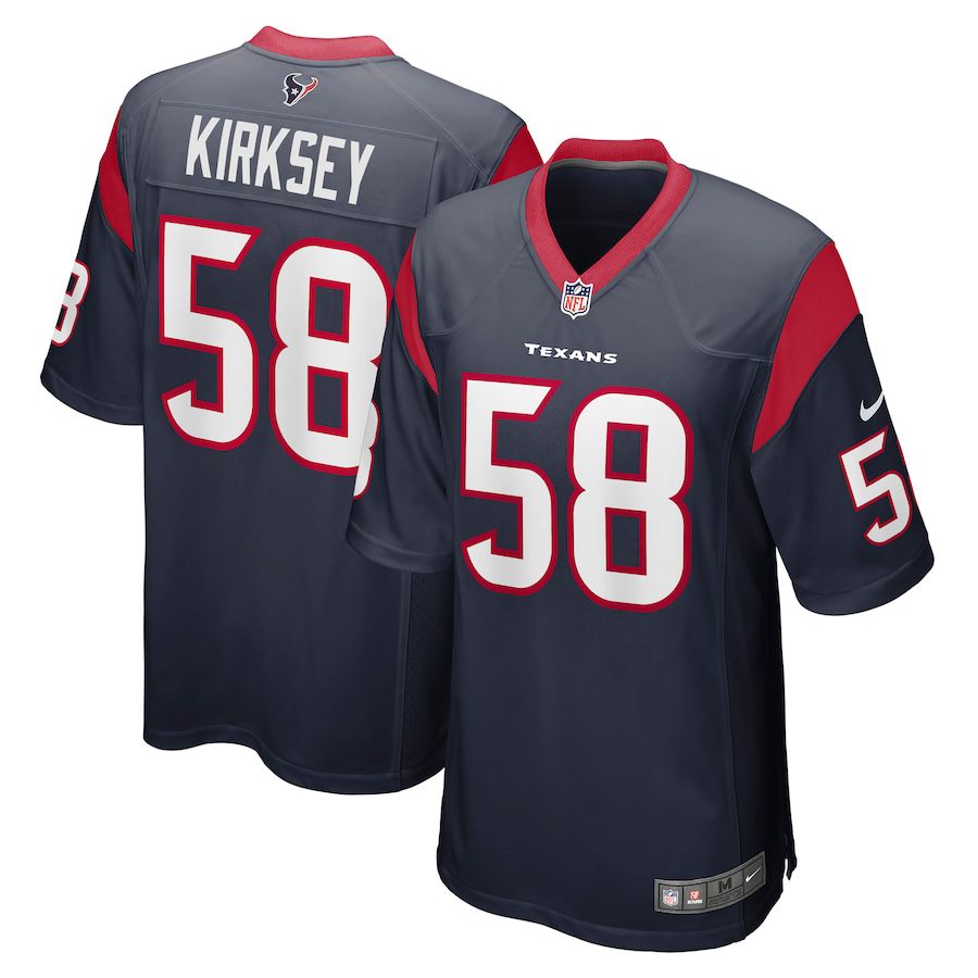 Men Houston Texans #58 Christian Kirksey Nike Navy Game NFL Jersey->houston texans->NFL Jersey